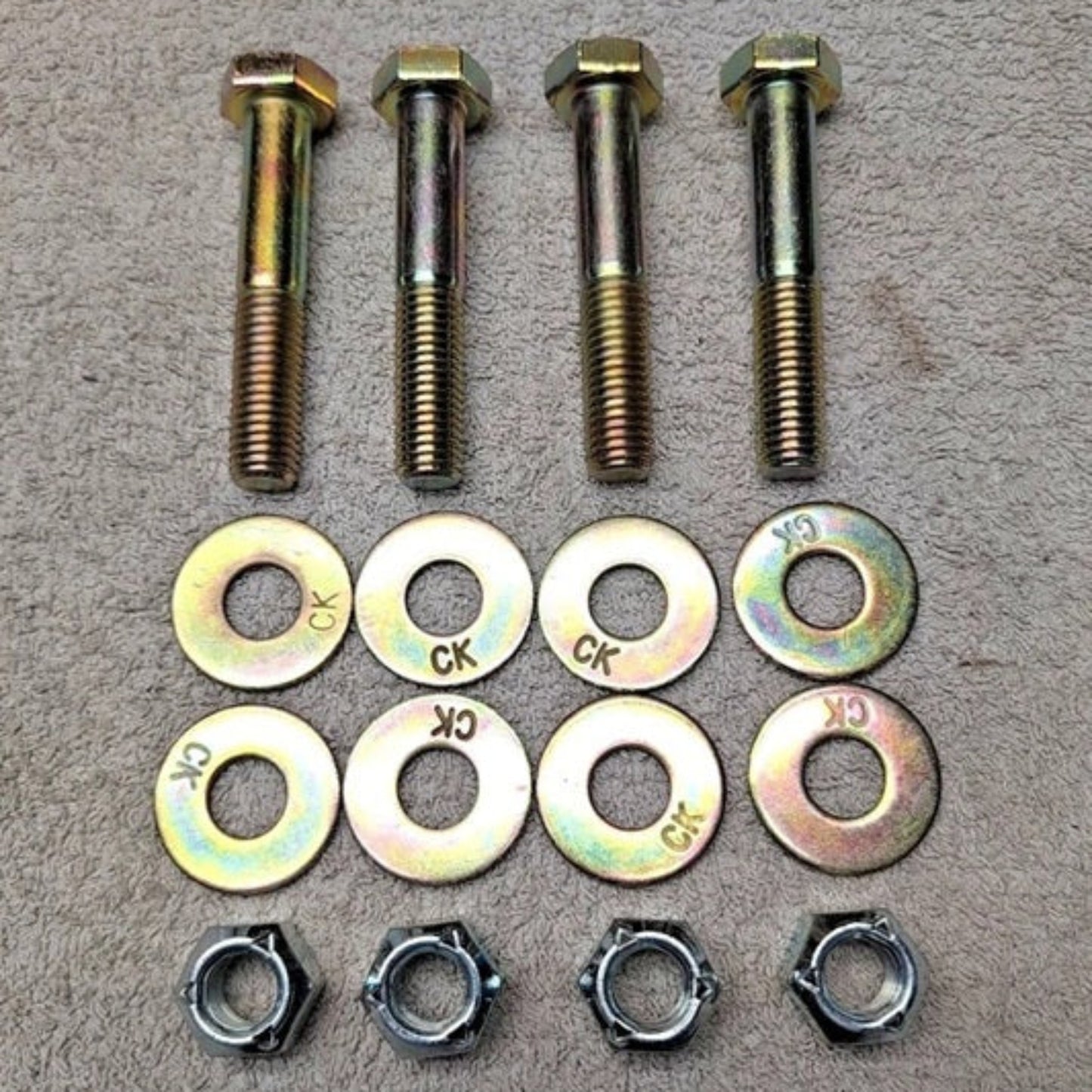 Rear Shock Bolt Kit – Fits 2002–2021 Dodge Ram 1500 (2WD/4x4) – Grade 10.9 Hardware