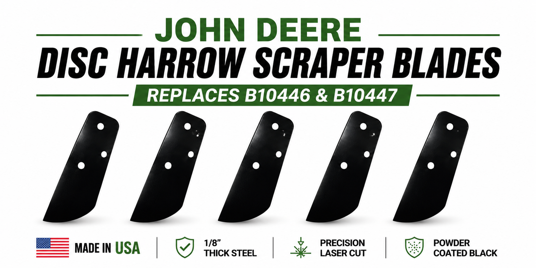 John Deere Disc Harrow Scraper Blades Replacement Guide – B10446 & B10447