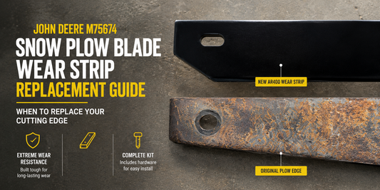 John Deere M75674 Snow Plow Blade Wear Strip Replacement Guide – When to Replace Your Cutting Edge