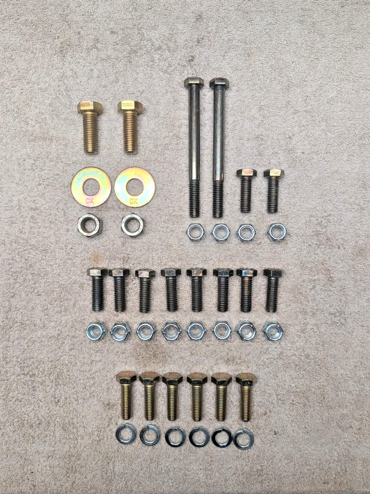 SnowDogg 16062150 Snow Plow Mount Bolt Kit 16062155 1999-2010 Chevy GM 2500 3500