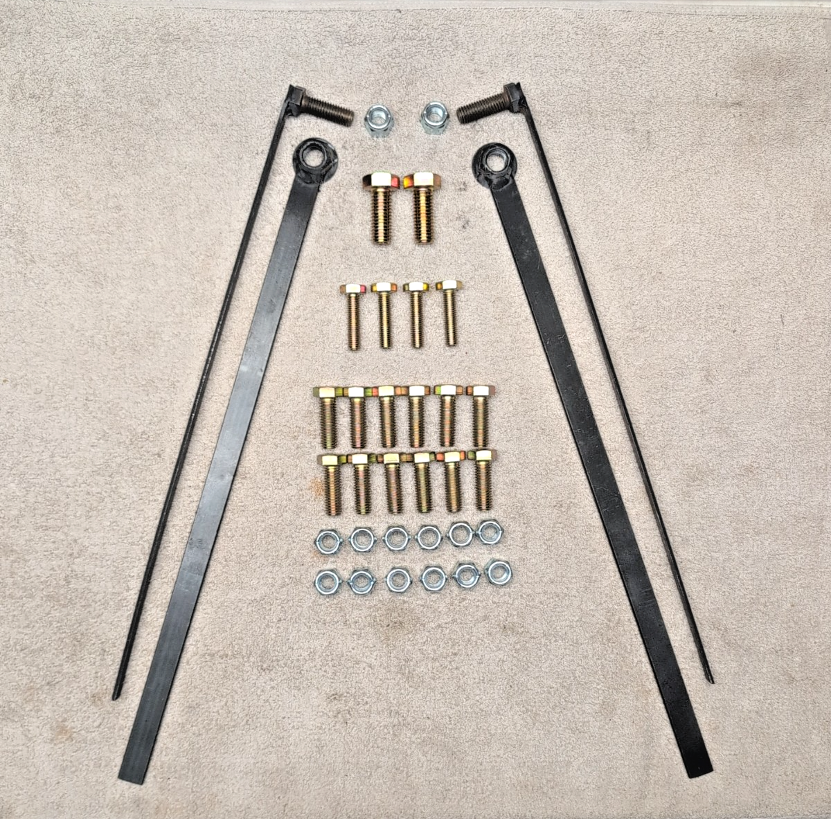 Western SnowEx 33886-1 Snow Plow Mount Bolt Kit 43460 10-18 Dodge Ram 2500 3500