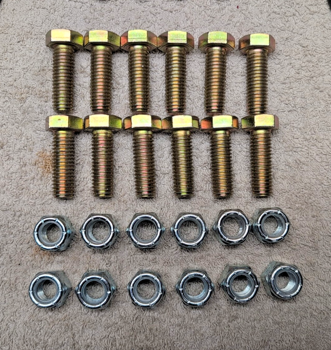 Western SnowEx 33886-1 Snow Plow Mount Bolt Kit 43460 10-18 Dodge Ram 2500 3500