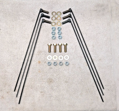 Western SnowEx 63883-2 Snow Plow Mount Bolt Kit  64051 2003-2009 Dodge 2500 3500