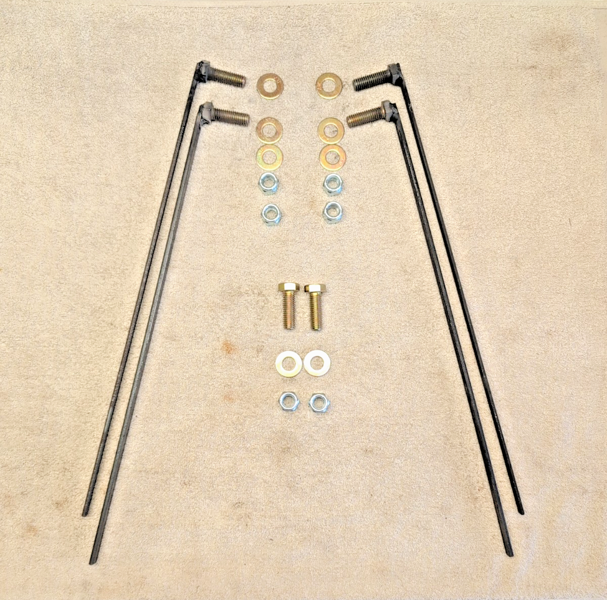 Fisher 7188 Snow Plow Mount Bolt Kit Minute 2 II 40855 2009-2014 Ford F150