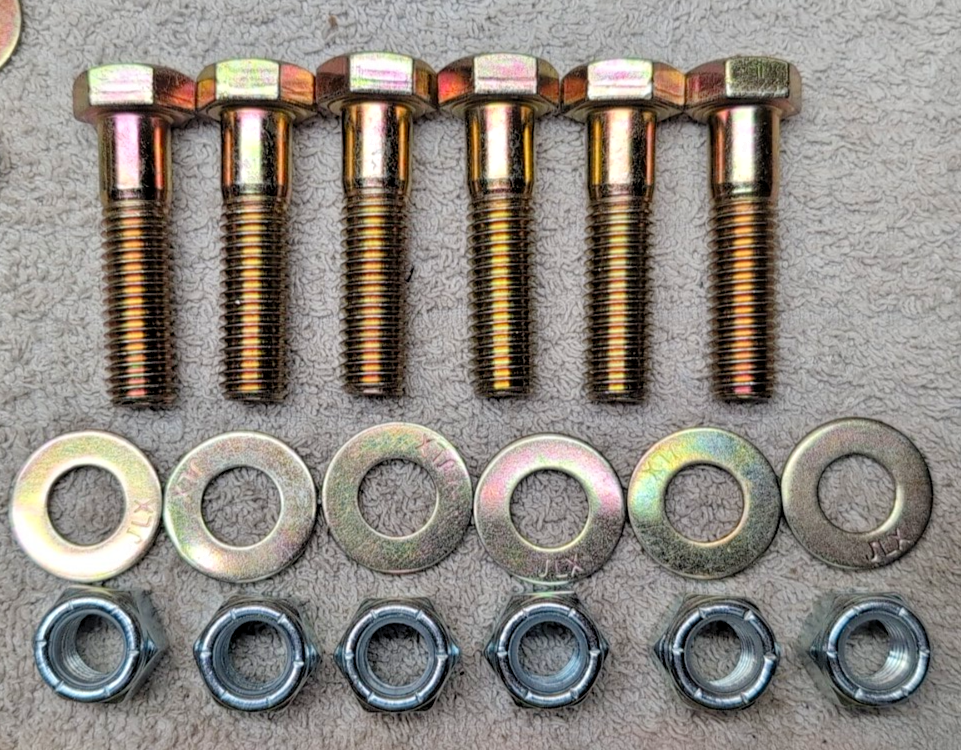 Boss LTA10200 Snow Plow Mount Bolt Kit RT3 HDW1021 2017+ Ford F250 F350