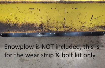 John Deere 54" Snow Plow Blade Wear Strip M75674 With Bolt Kit Made In USA