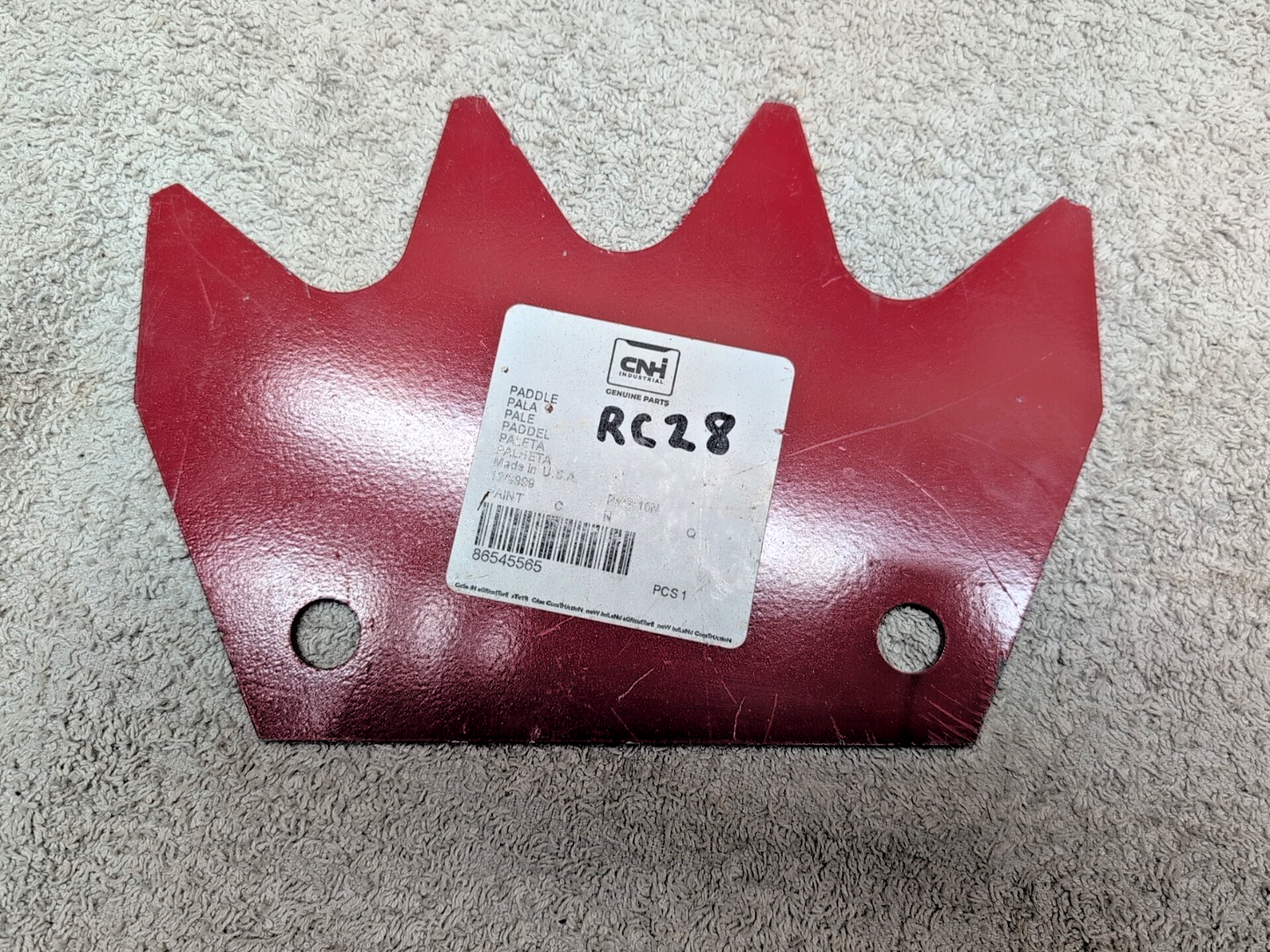 New Holland Manure Spreader Upper Paddle 145 185 195 520 I 86545565