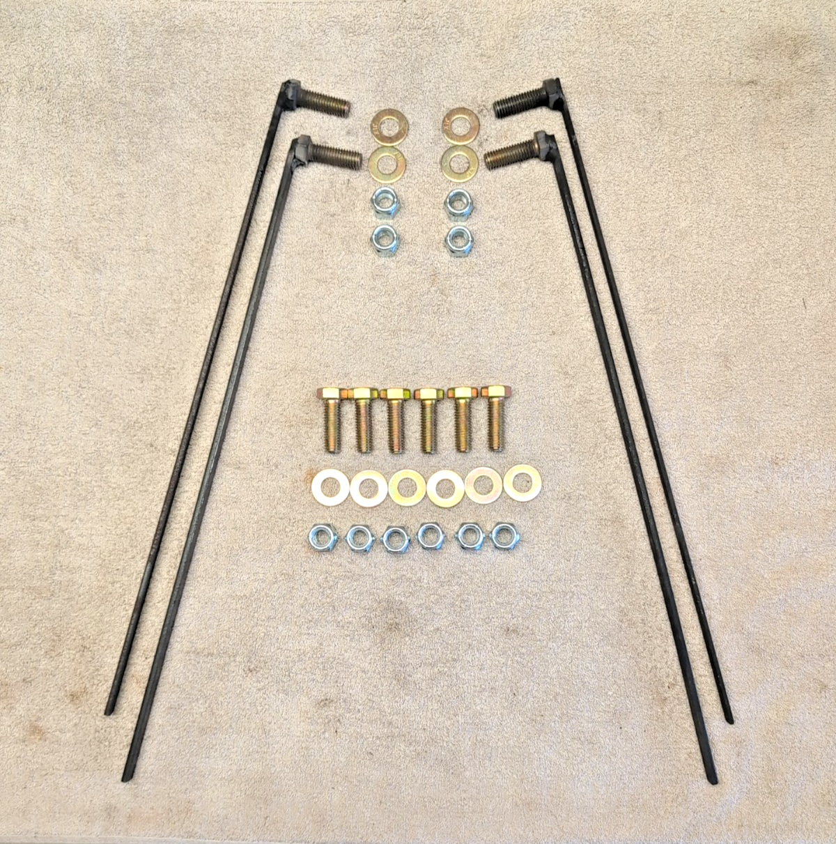 Fisher 7174 Snow Plow Mount Bolt Kit Minute 2 II  64487 2004-2008 Ford F150 4x4
