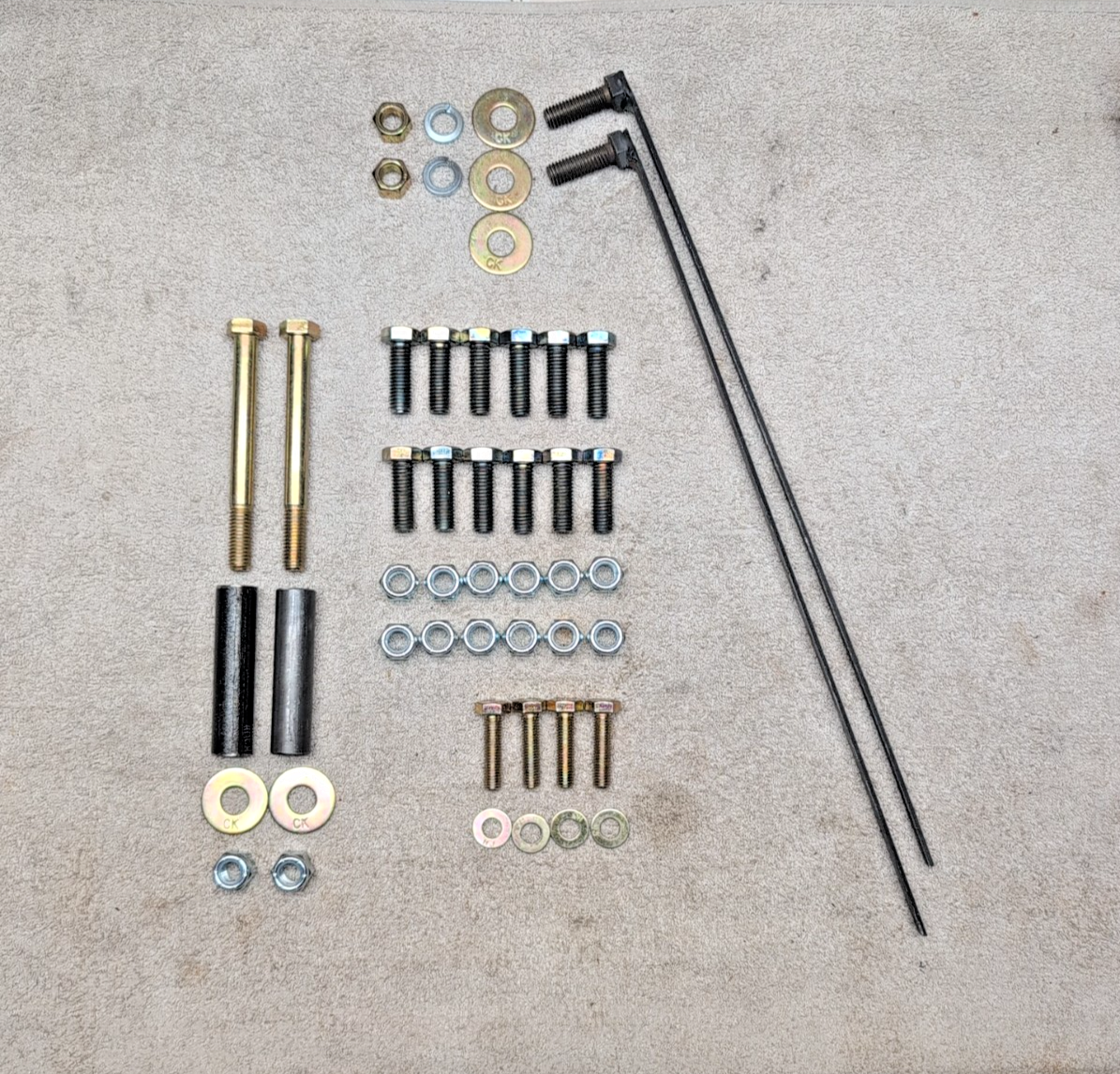 SnowDogg 16062170 Snow Plow Mount Bolt Kit 16062175 2015-2019 Chevy 2500 3500