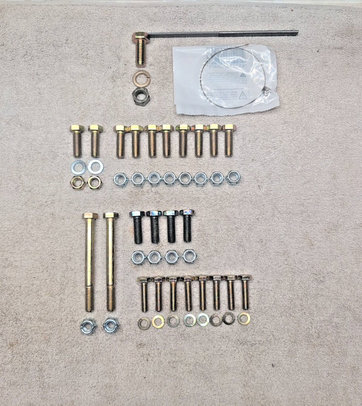 Boss LTA09201B Snow Plow Mount Bolt Kit HDW09212 RT3 2011-19 Chevy/GM 2500 3500