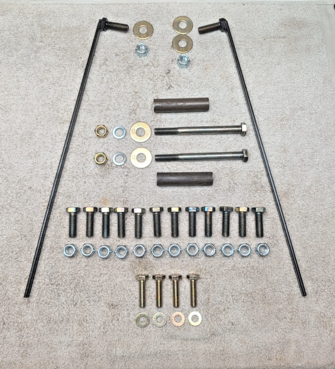SnowDogg 16062170 Snow Plow Mount Bolt Kit 16062175 2015-2019 Chevy 2500 3500