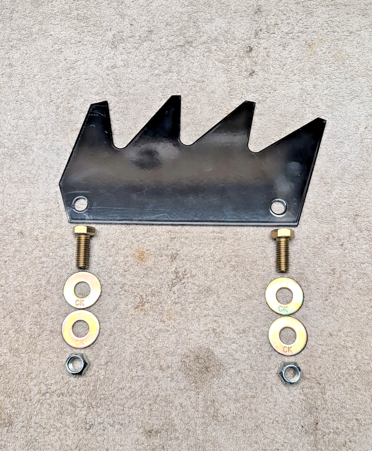 John Deere W26825 Manure Spreader Paddle for 450 455 660 680  & Bolt Kit