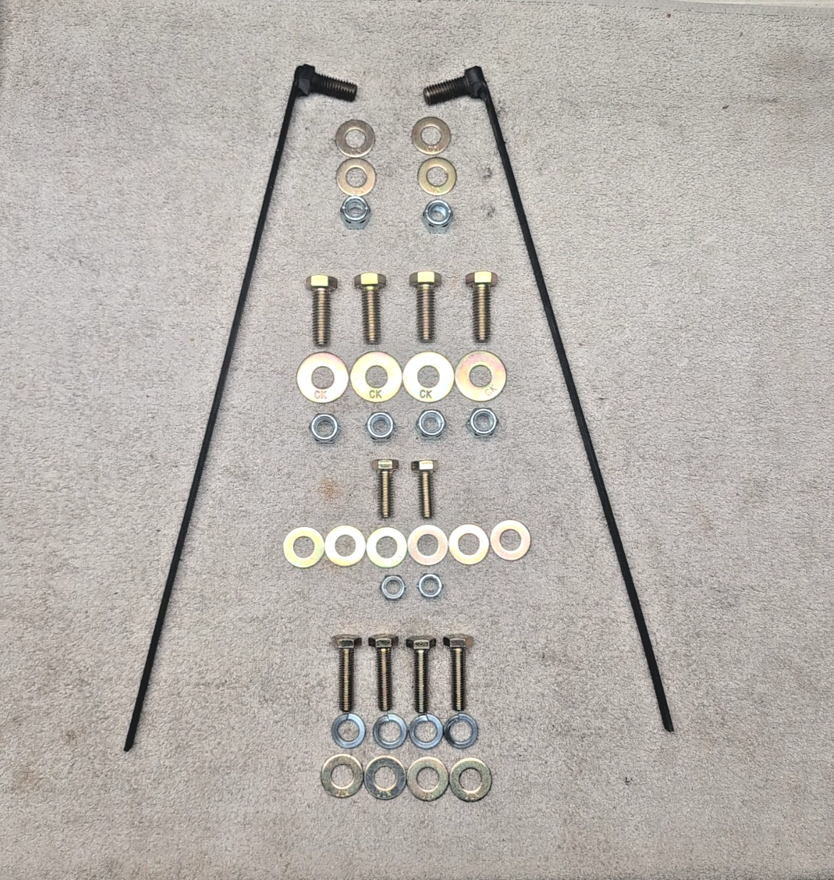Western SnowEx 67980 Snow Plow Mount Bolt Kit 94-02 Dodge 1500 2500 3500