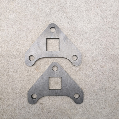 Mini Excavator Drive Motor Brackets (Pair) – 1/2" Steel – Fits Most 1–2 Ton Chinese Excavators