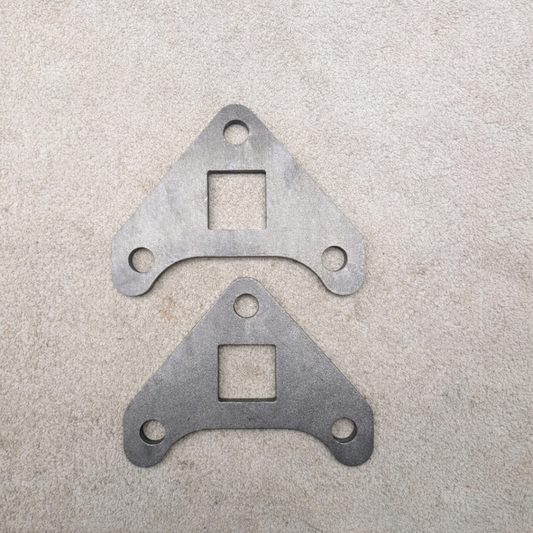 Mini Excavator Drive Motor Brackets (Pair) – 1/2" Steel – Fits Most 1–2 Ton Chinese Excavators