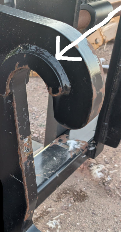 Wear Plate Ear for Top Hook fits JRB 416 418 Quick Attach Loader Mounts