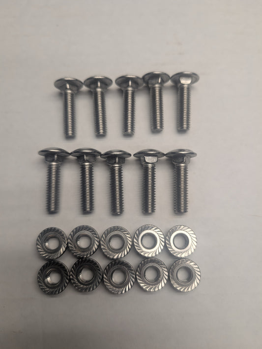 Stainless Steel Bolt Kit for John Deere 48", 54", 60", 72" Snowplow Blade Wear Strip