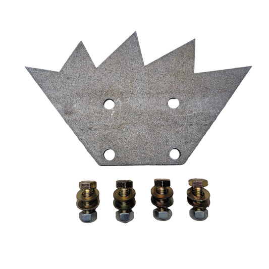 Meyers Manure Spreader Paddle E00275 & Bolt Kit | Upper Beater Tip