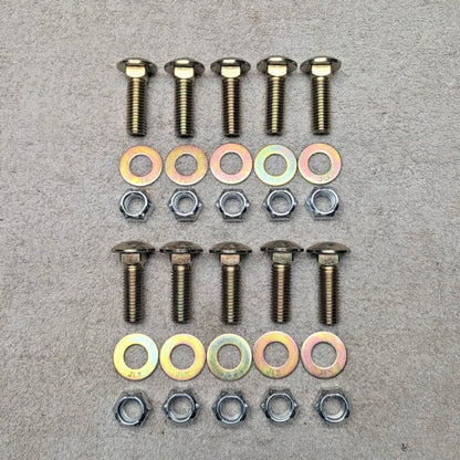 Snow Plow Cutting Edge Bolt Kit BAX00096 – 5/8"-11 x 2" – Fits Boss / Western / Fisher