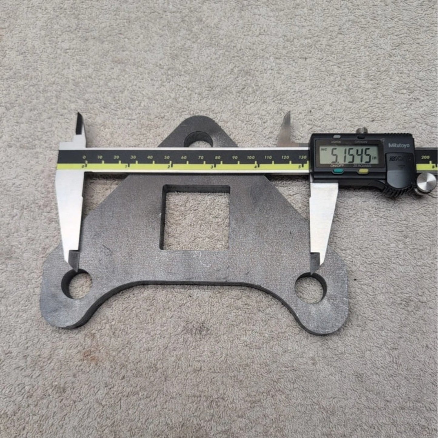 Mini Excavator Drive Motor Brackets (Pair) – 1/2" Steel – Fits Most 1–2 Ton Chinese Excavators