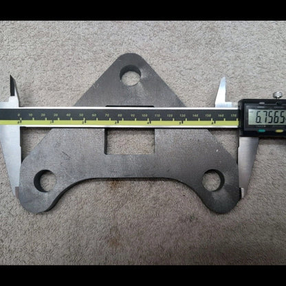 Mini Excavator Drive Motor Brackets (Pair) – 1/2" Steel – Fits Most 1–2 Ton Chinese Excavators