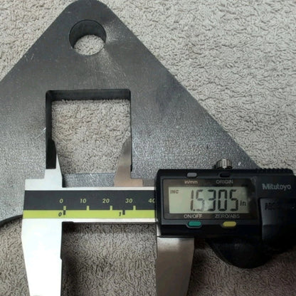 Mini Excavator Drive Motor Brackets (Pair) – 1/2" Steel – Fits Most 1–2 Ton Chinese Excavators
